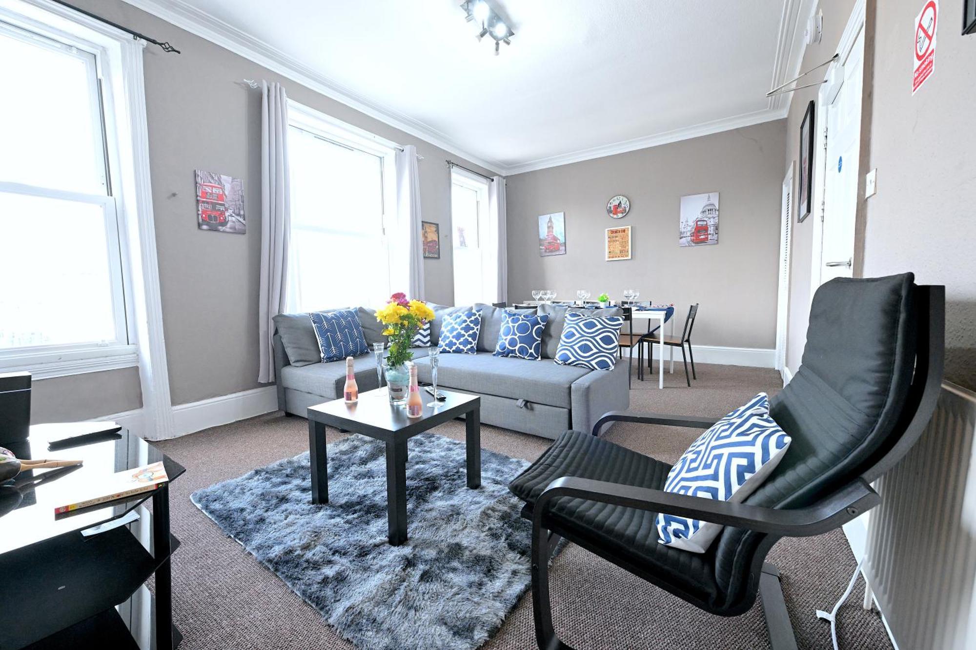 Apartment Stunning 3 Bedroom Serviced Flat In North London