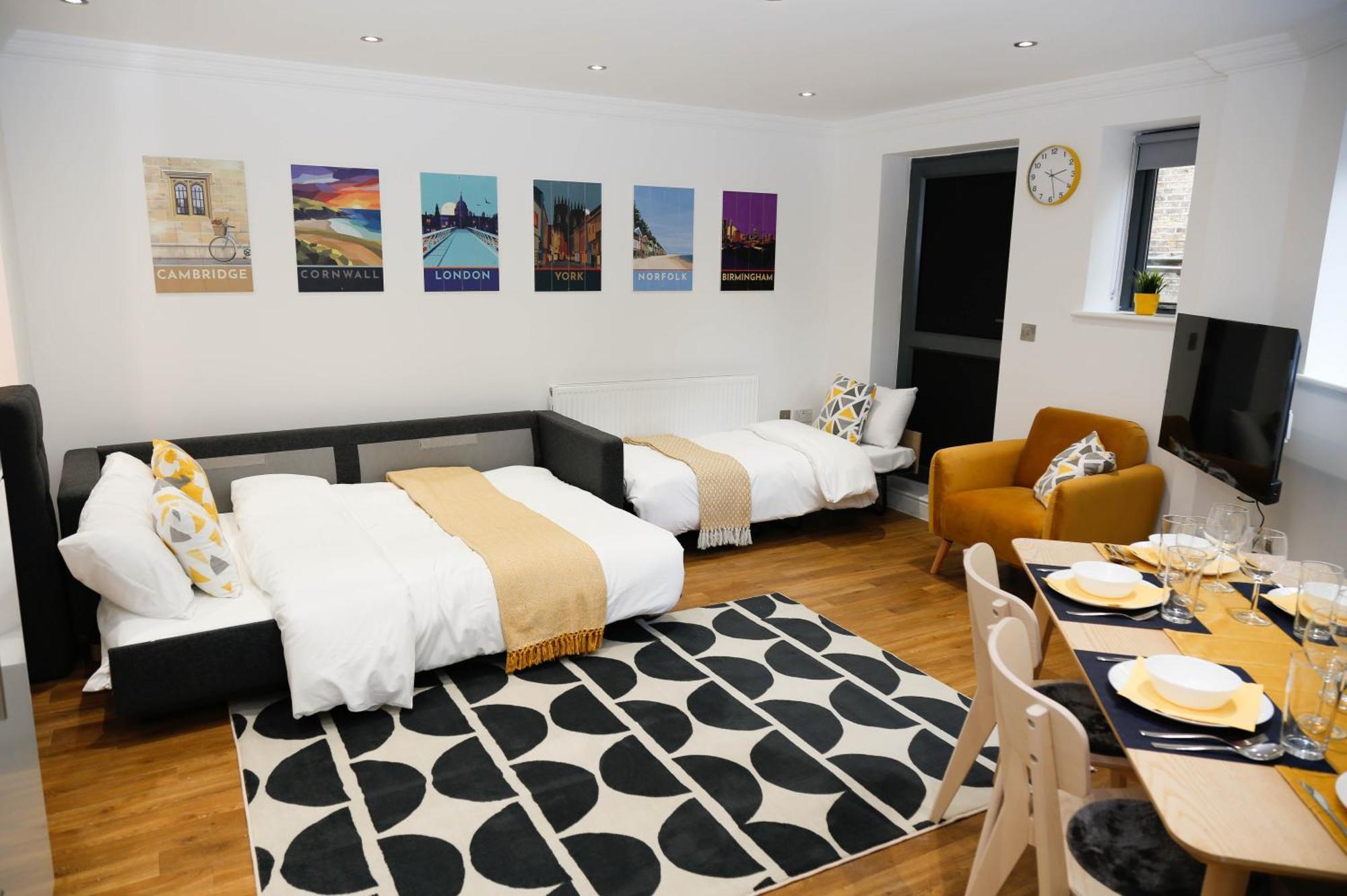 New Luxury In Location Next To Shops, Cafes, Bars & Metro Leilighet
