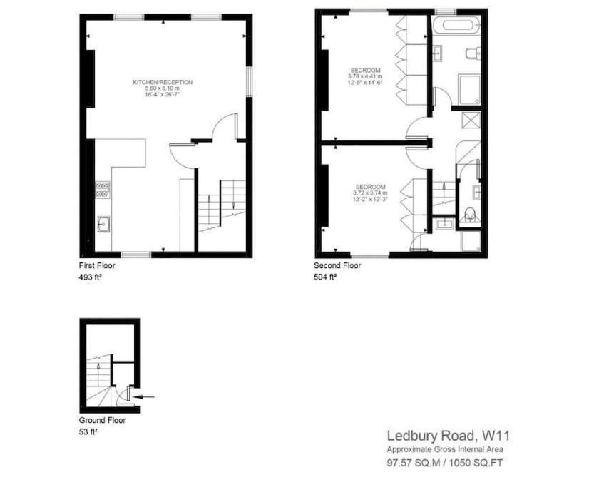 Spectacular Flat Located In Prime Notting Hill Apartment