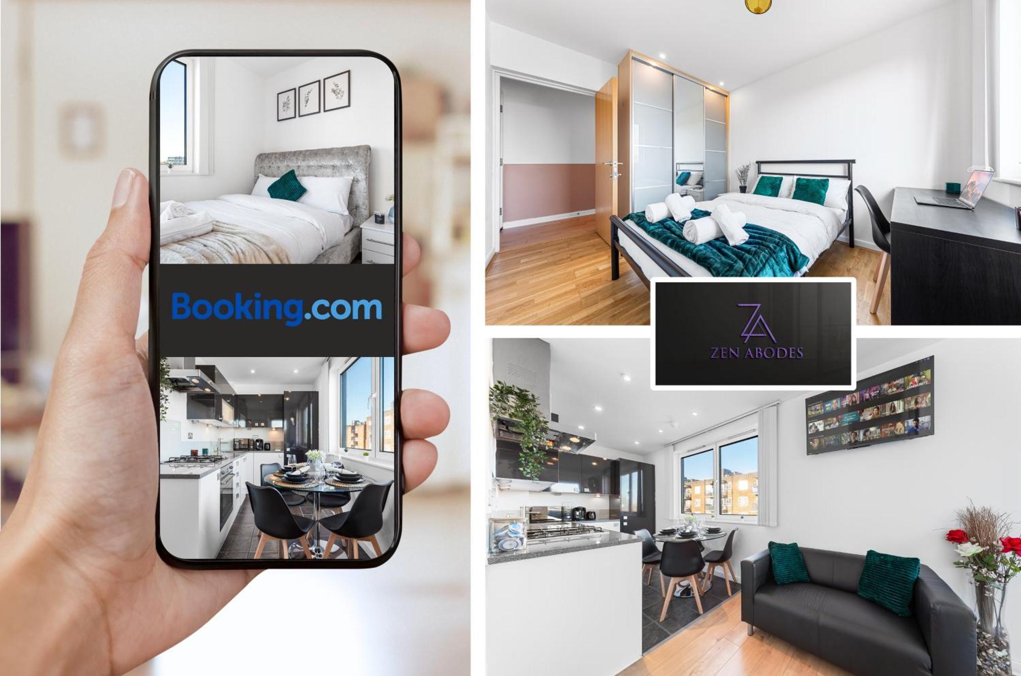 Two Bedroom Flat By Zen Abodes Short Lets & Serviced With Free Wifi & Tv Close To Old St