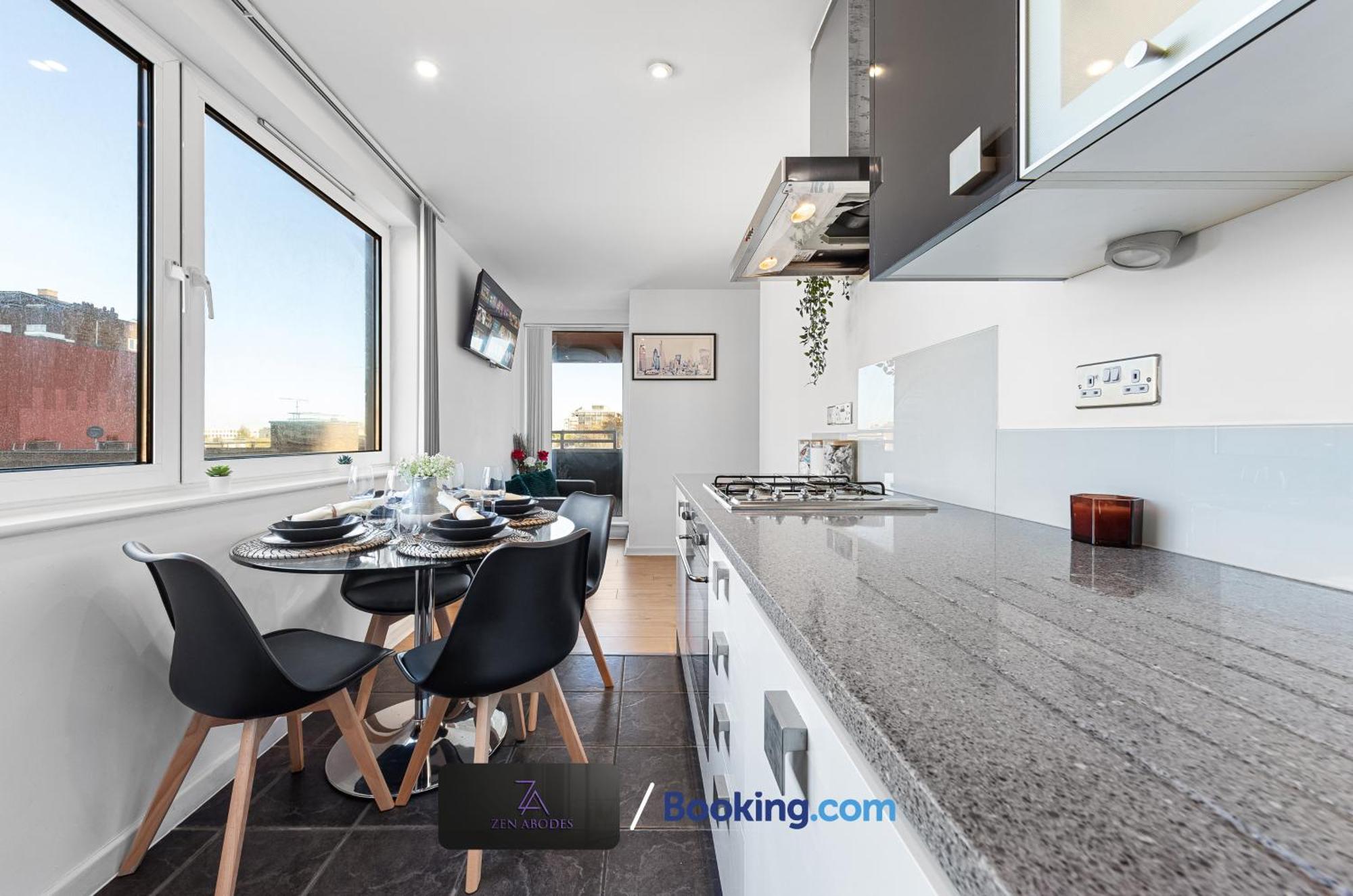 Leilighet Two Bedroom Flat By Zen Abodes Short Lets & Serviced With Free Wifi & Tv Close To Old St *