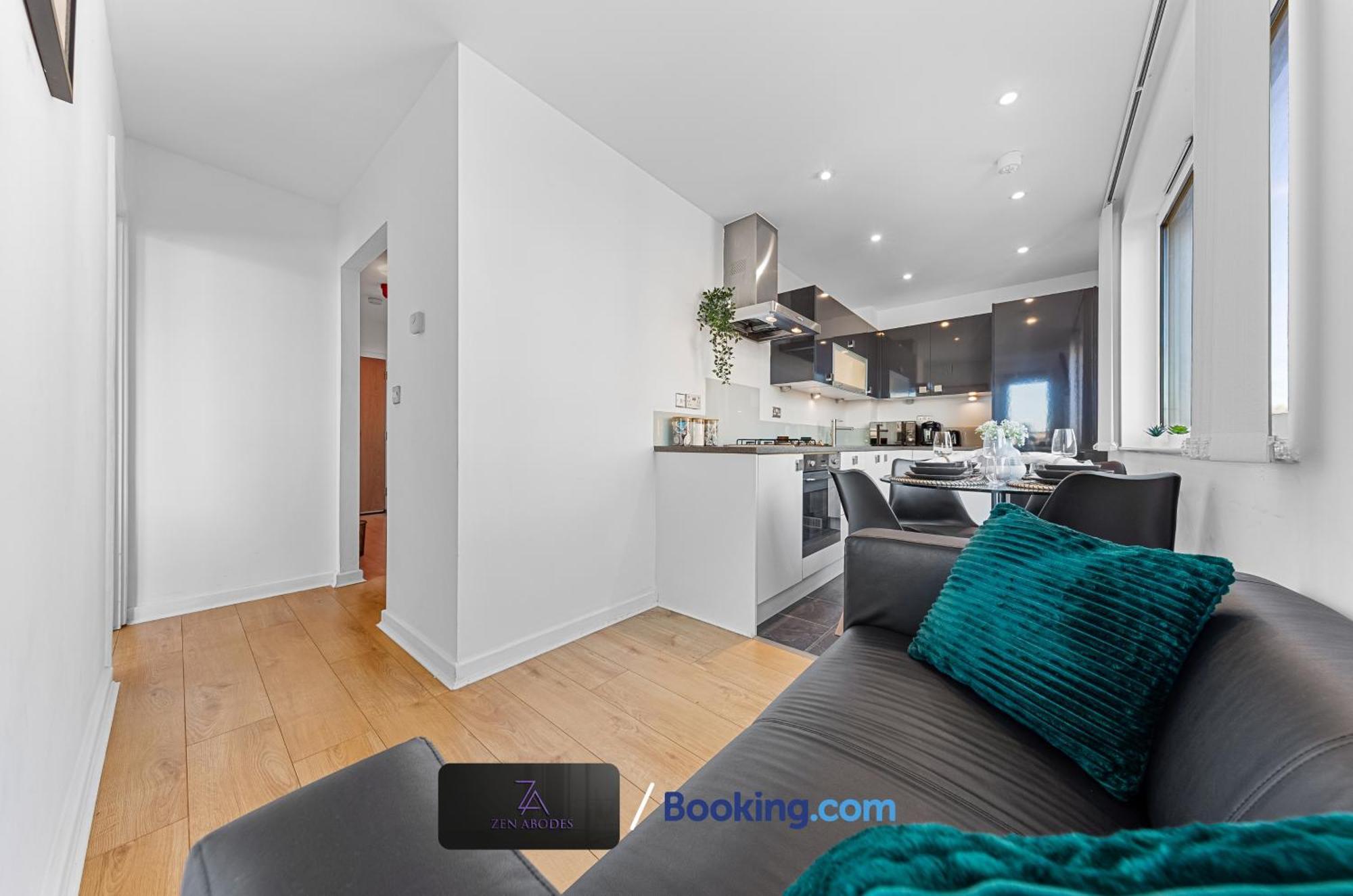 Leilighet Two Bedroom Flat By Zen Abodes Short Lets & Serviced With Free Wifi & Tv Close To Old St London