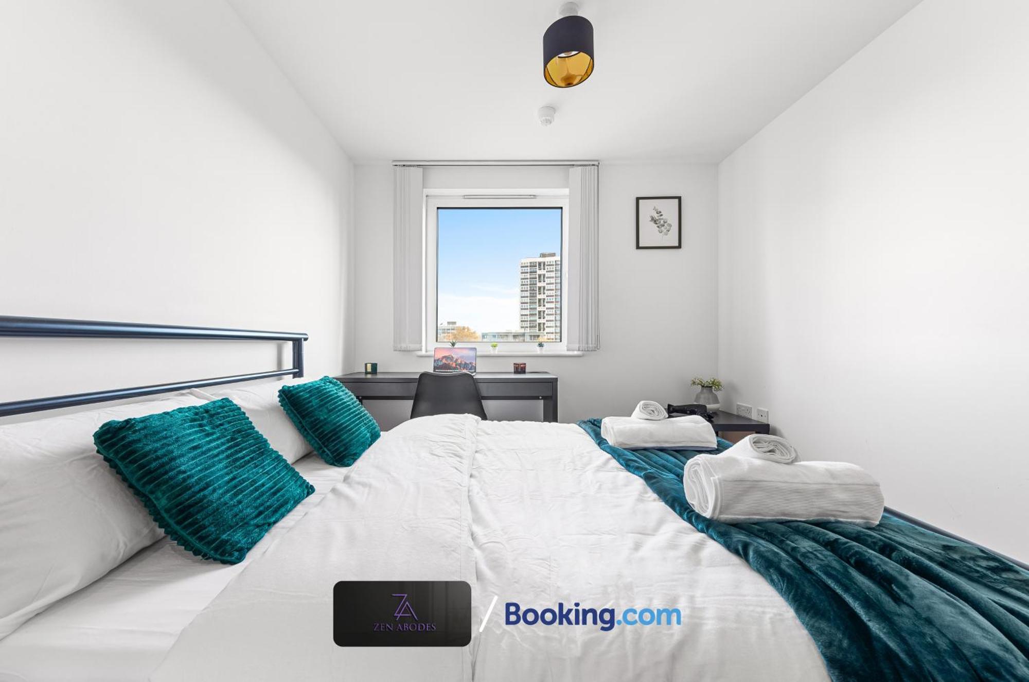 Leilighet Two Bedroom Flat By Zen Abodes Short Lets & Serviced With Free Wifi & Tv Close To Old St London