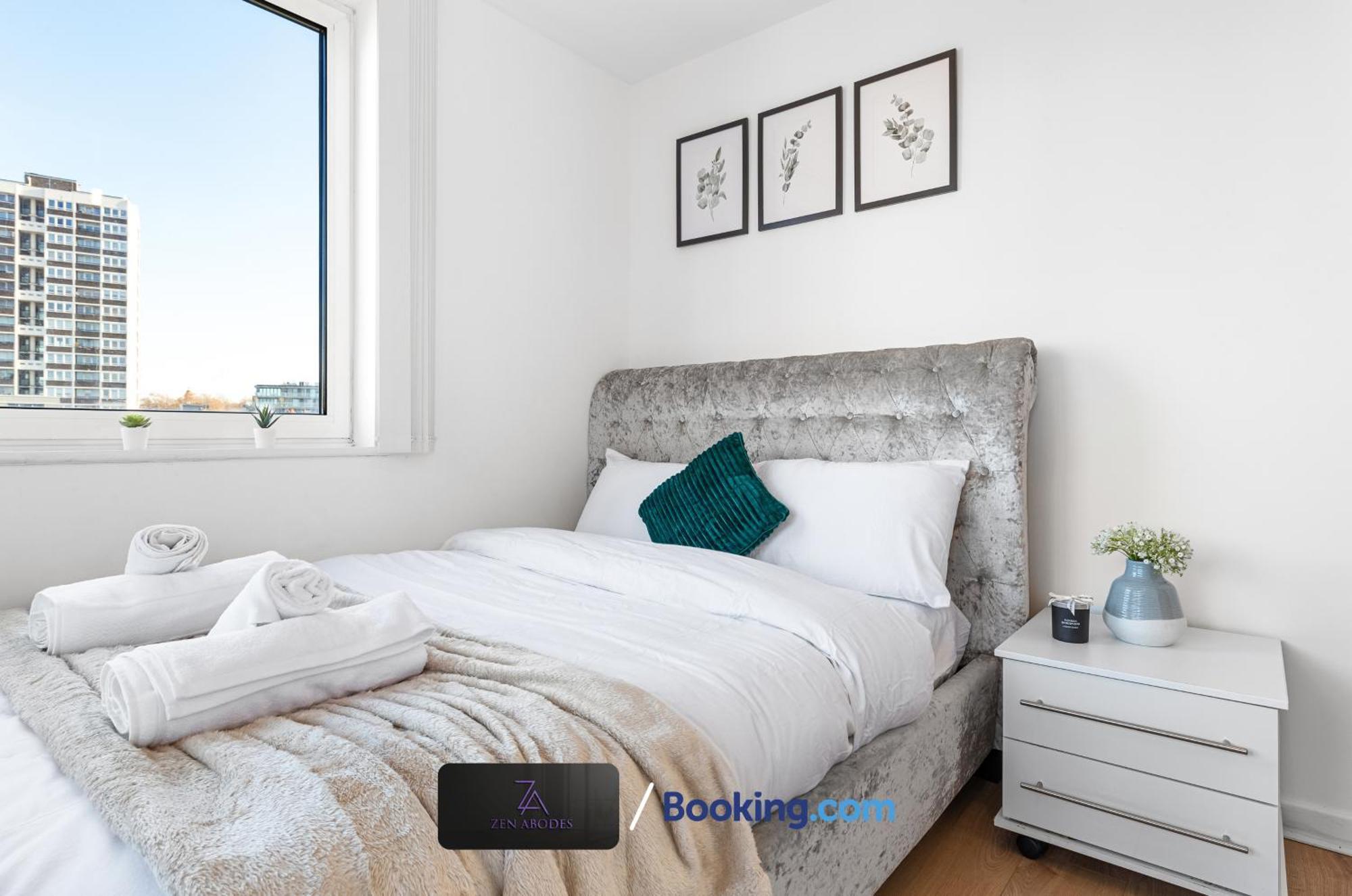 Two Bedroom Flat By Zen Abodes Short Lets & Serviced With Free Wifi & Tv Close To Old St Leilighet