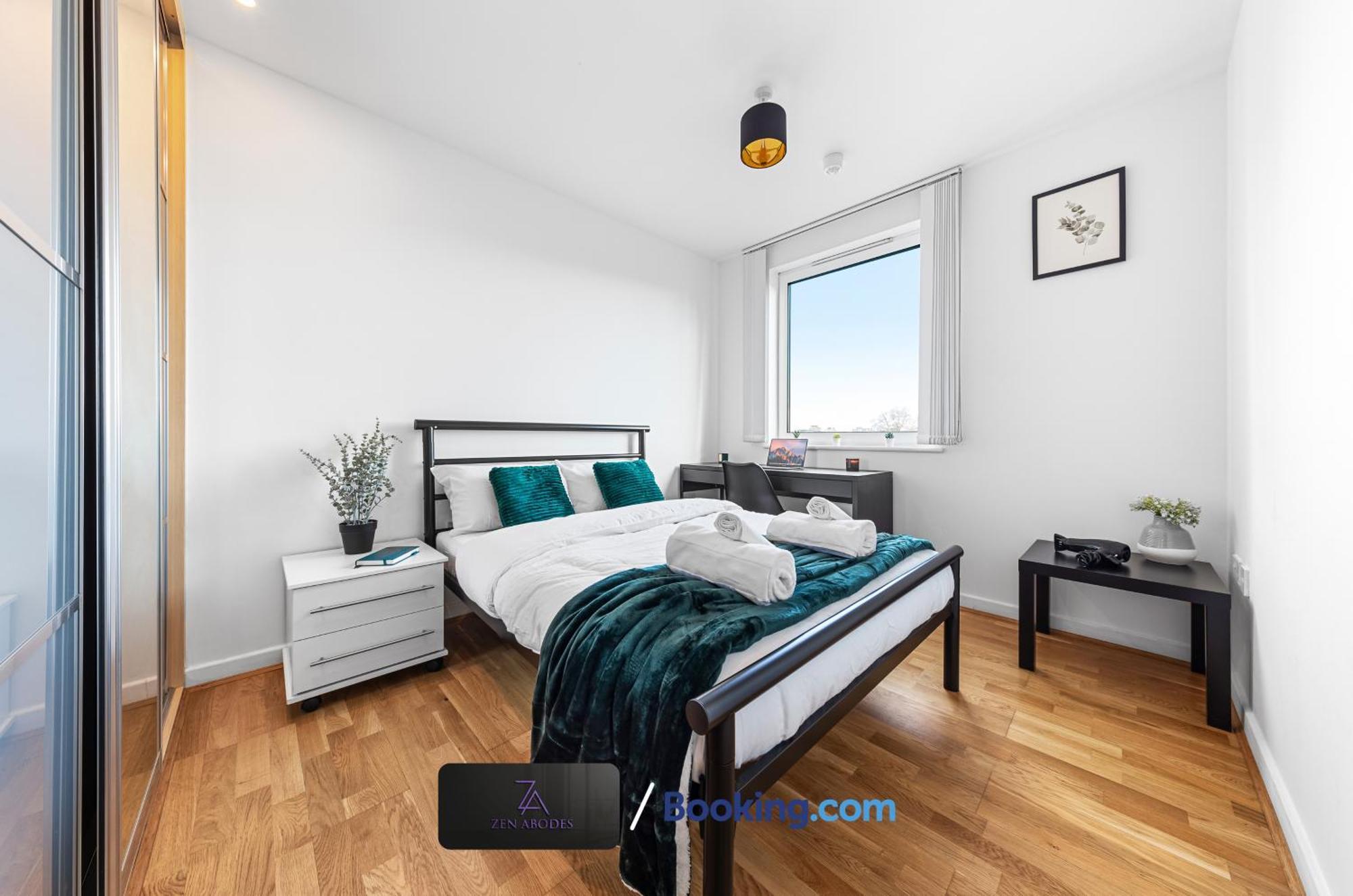 Leilighet Two Bedroom Flat By Zen Abodes Short Lets & Serviced With Free Wifi & Tv Close To Old St London