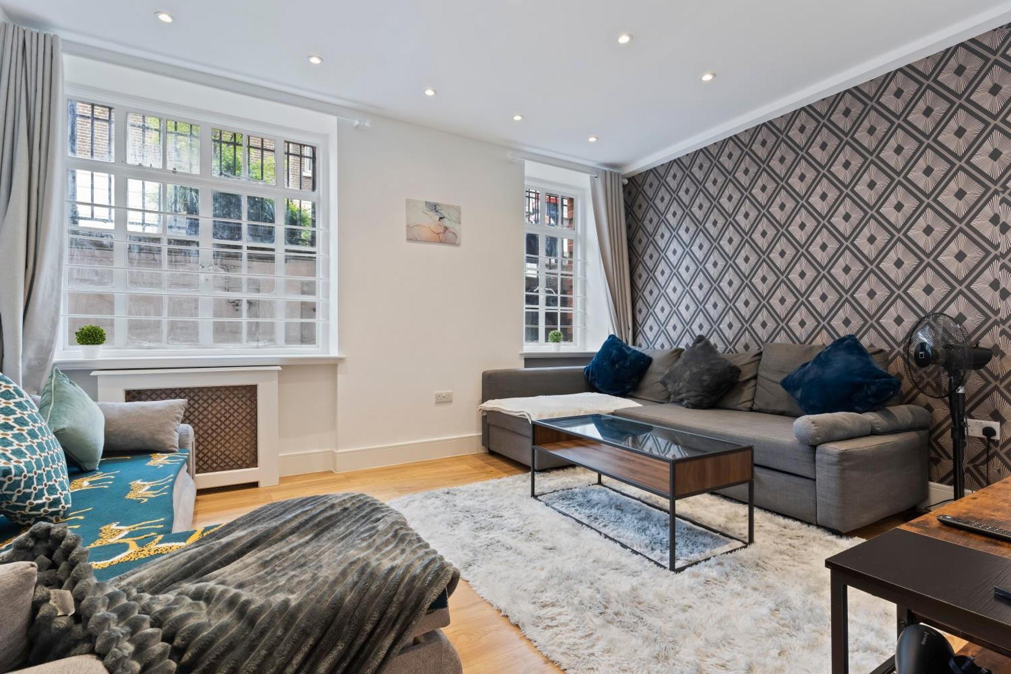 Sparkle 1bed Flat Step Away Hyde Park And Oxford Street Apartment