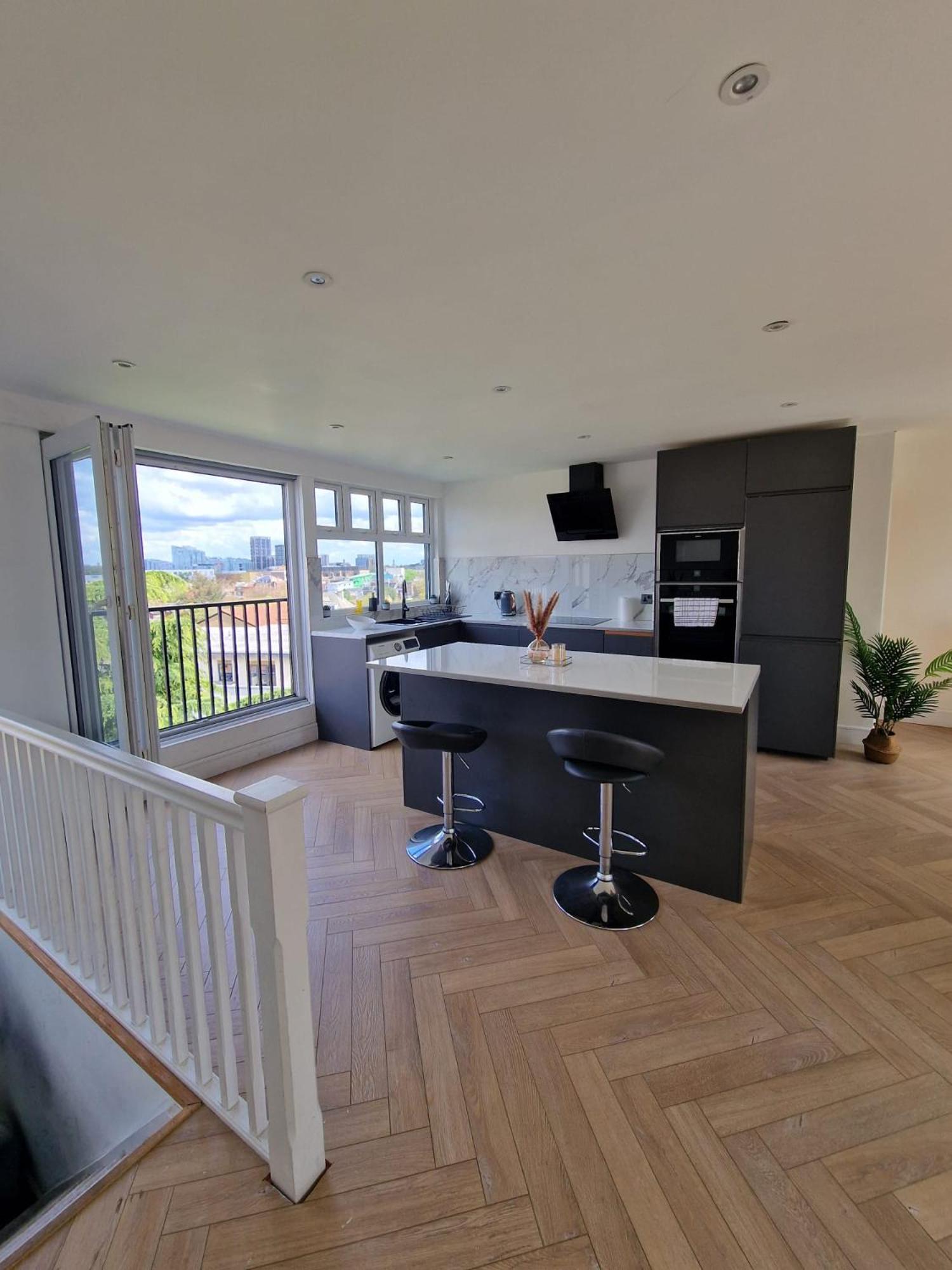 Loft With Skyline Views Of Canary Wharf Appartement *