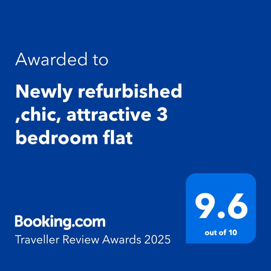 Newly Refurbished ,chic, Attractive 3 Bedroom Flat Leilighet *