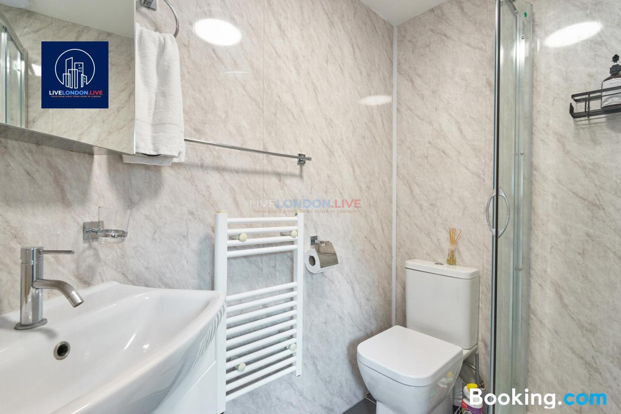 Appartement Last-minute Escape L Sleeps Up To 4 Guests L One-bedroom With King Bed And High Ceilings Near Camden By Live Short Lets & Serviced *