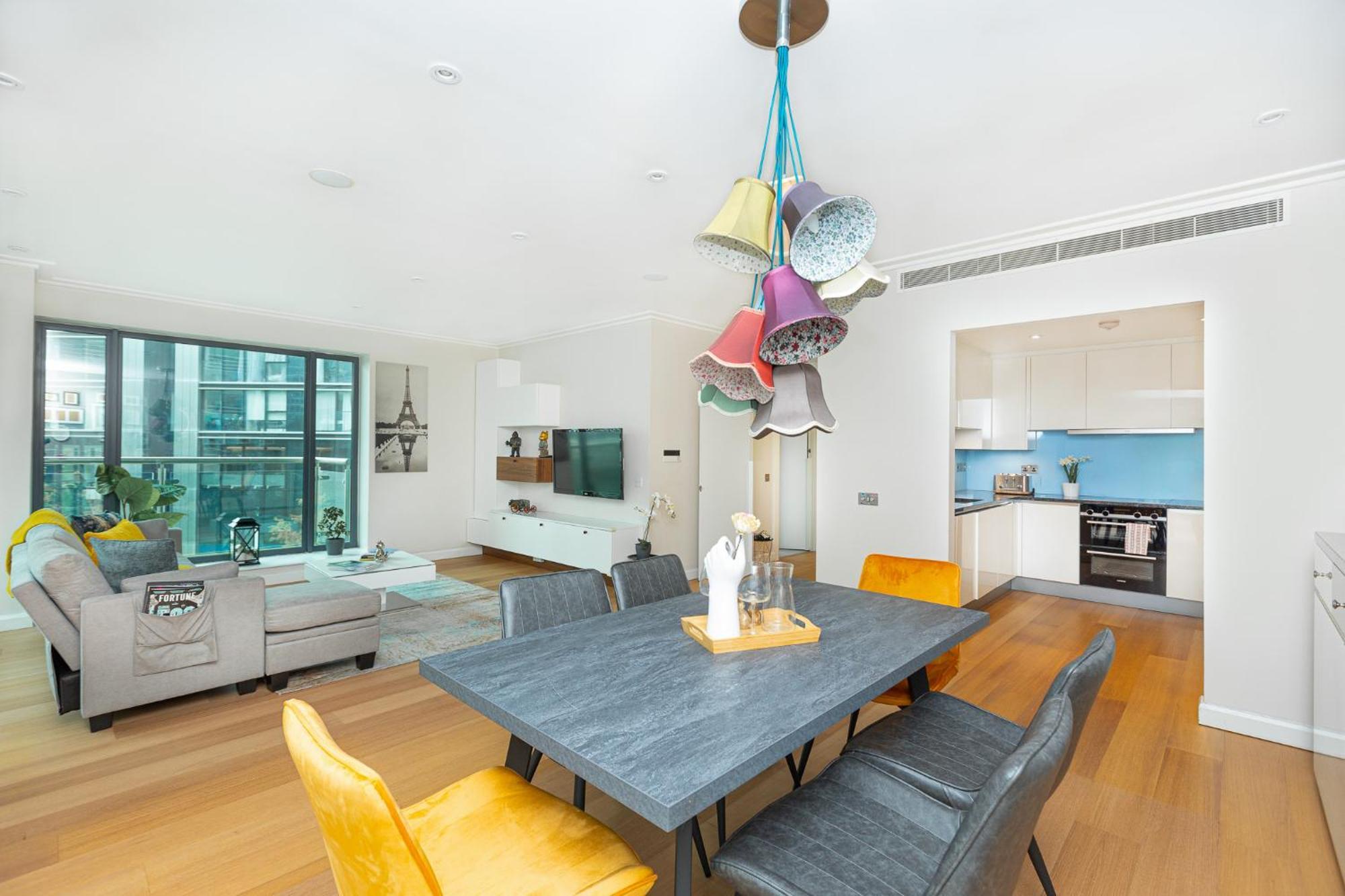 Apartamento New Listing! Modern 3br, Prime Canary Wharf