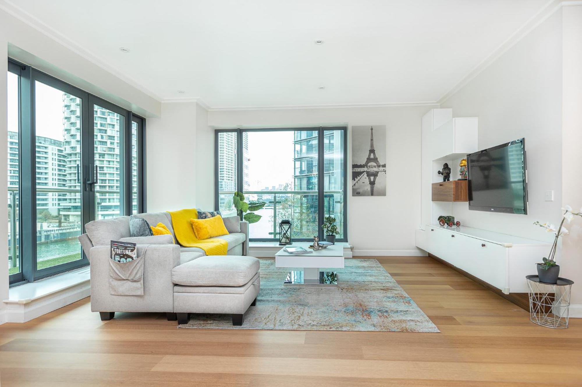 Apartamento New Listing! Modern 3br, Prime Canary Wharf *