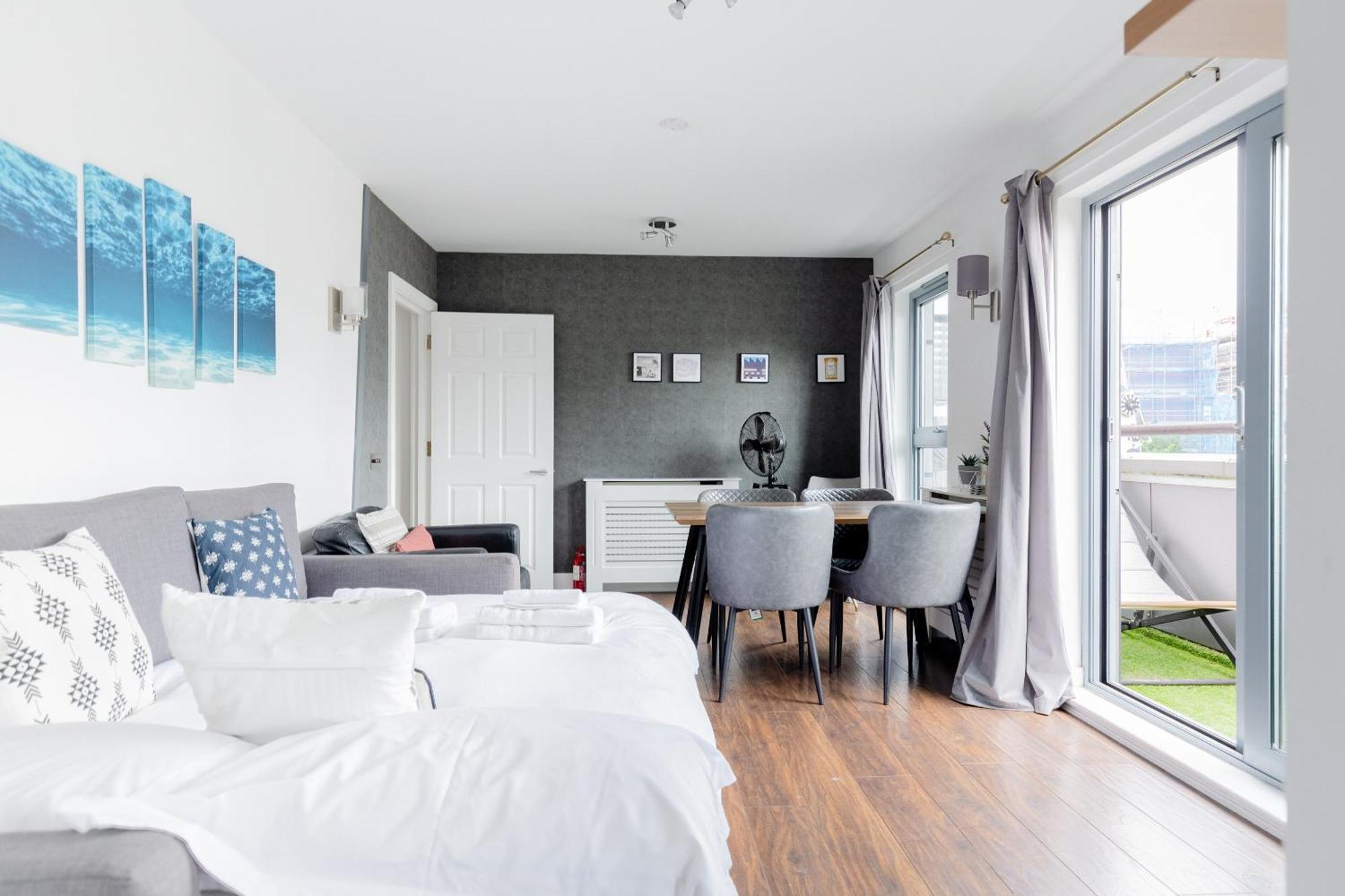 Appartement Bright 2 Bedroom Flat In Lambeth With Balcony