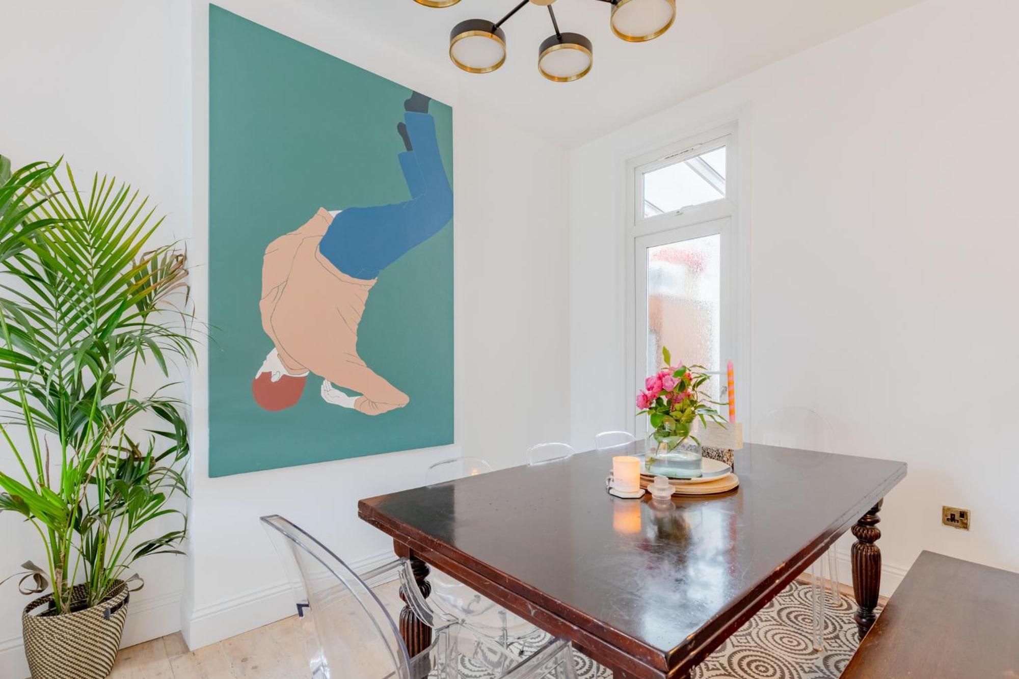 Apartment Luxuriously Curated 4bd Stoke Newington *