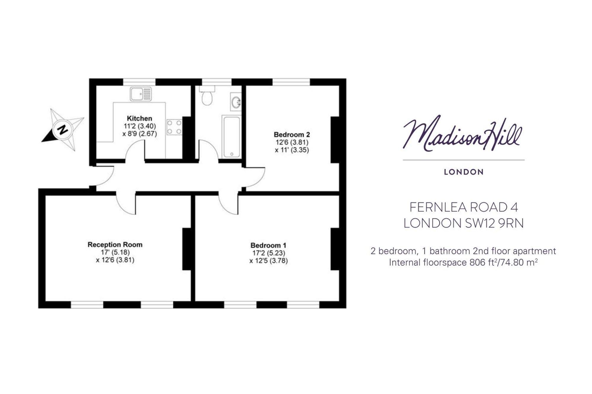 Apartment Madison Hill - Fernlea View 4 - Two Bedroom Flat