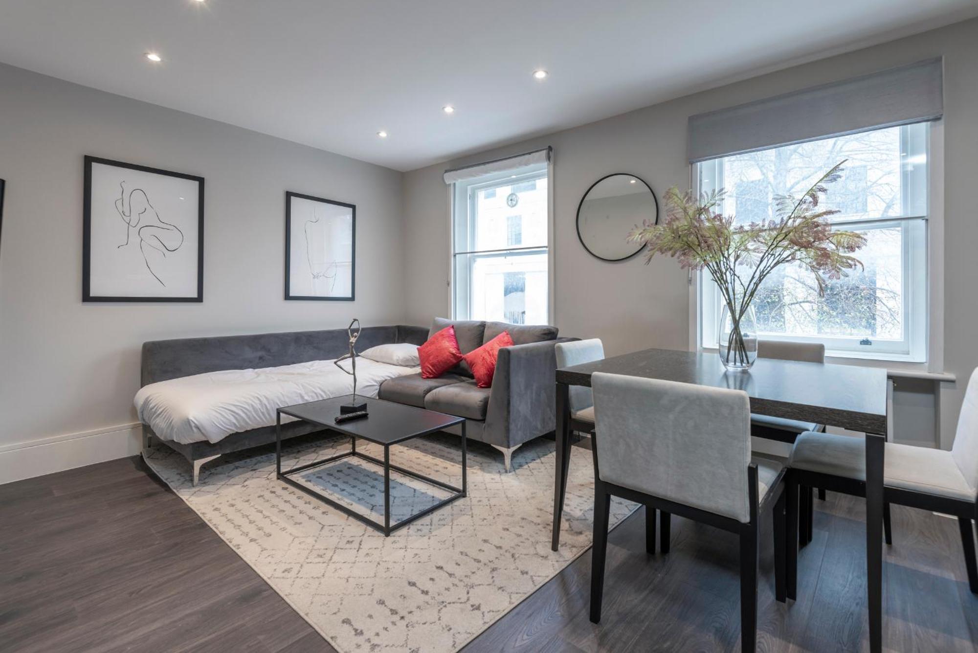 Luxury Georgian House In Marylebone: Modern 1-bed Retreat Leilighet