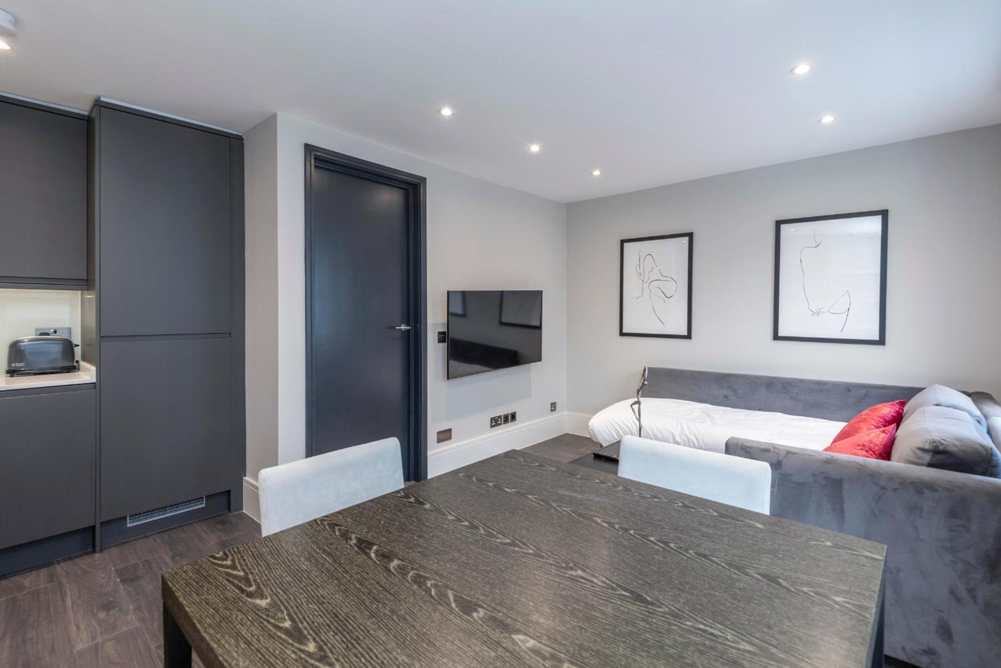 Luxury Georgian House In Marylebone: Modern 1-bed Retreat Leilighet *