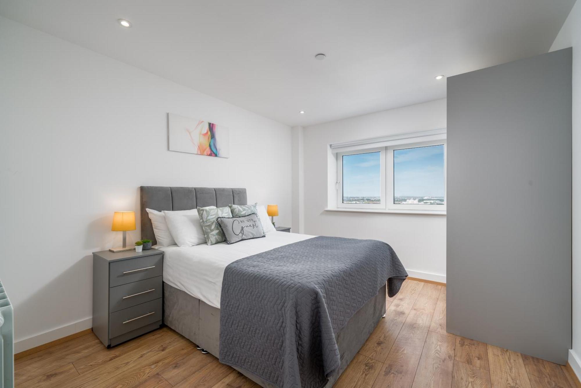 Skyvillion - River Thames Floor By Woolwich Ferry, Mins To Excel, O2 Arena , Airport With Parking Apartment *