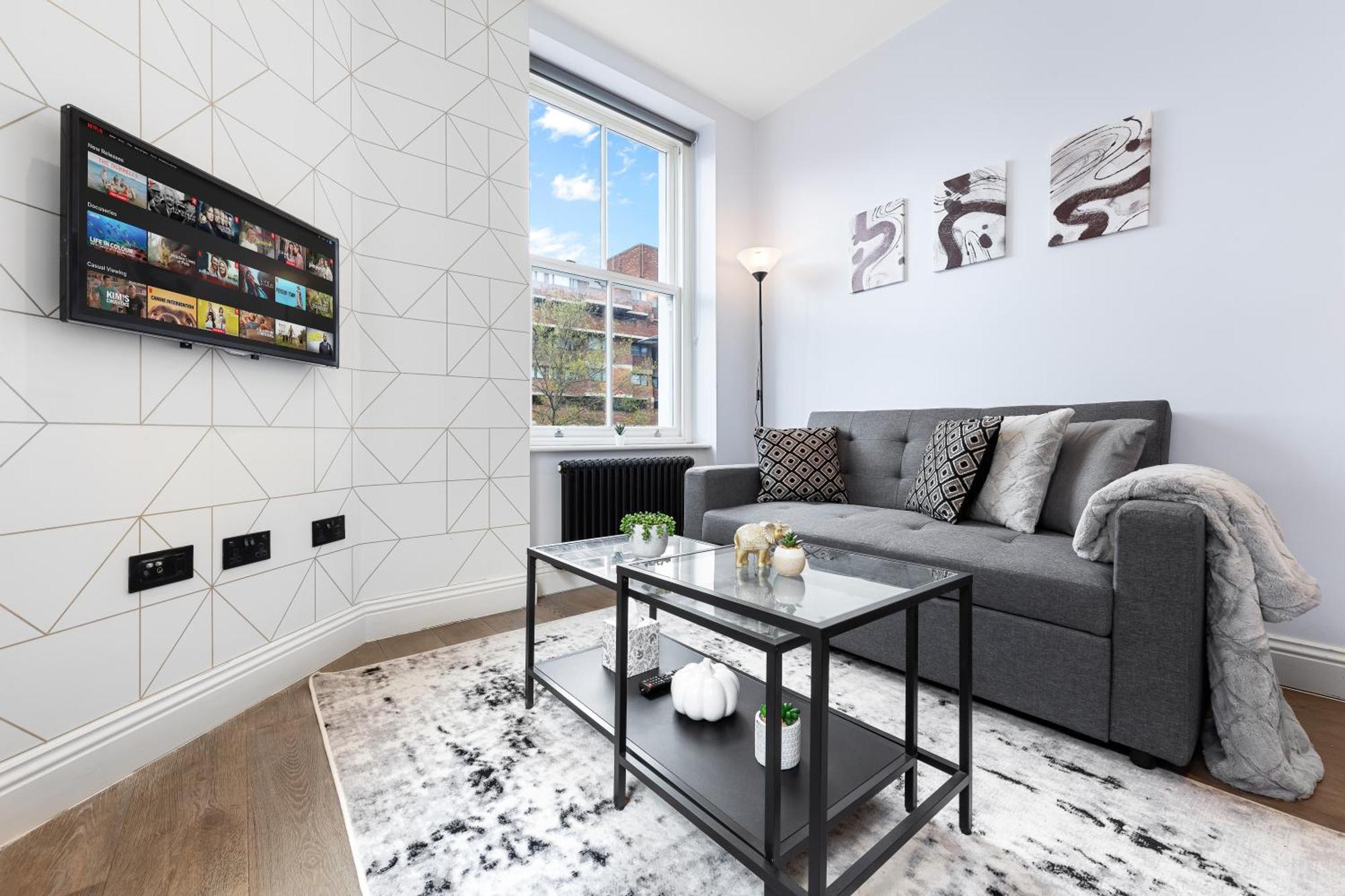 Apartment Stunning 1 Bedroom In Westminster With Ac Sleeps 4 London