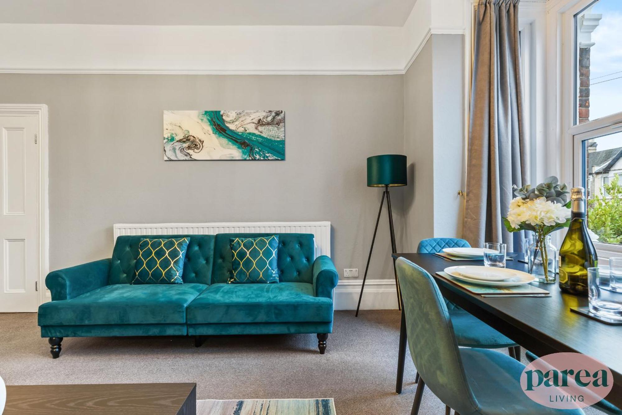 Apartment Parea Living - Leytonstone, 2-bedroom Serviced Apartment, Free Parking, Remote Working London