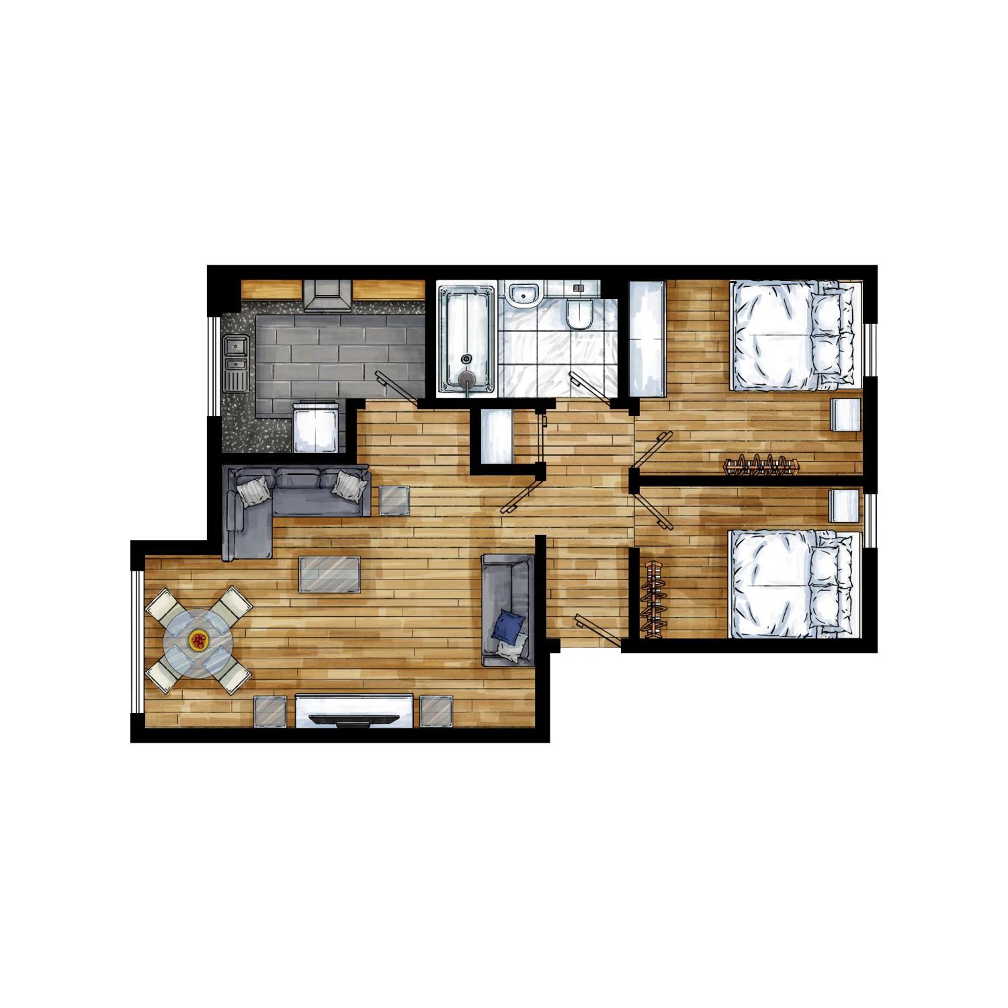 Modern 2br - 25min To * Londen