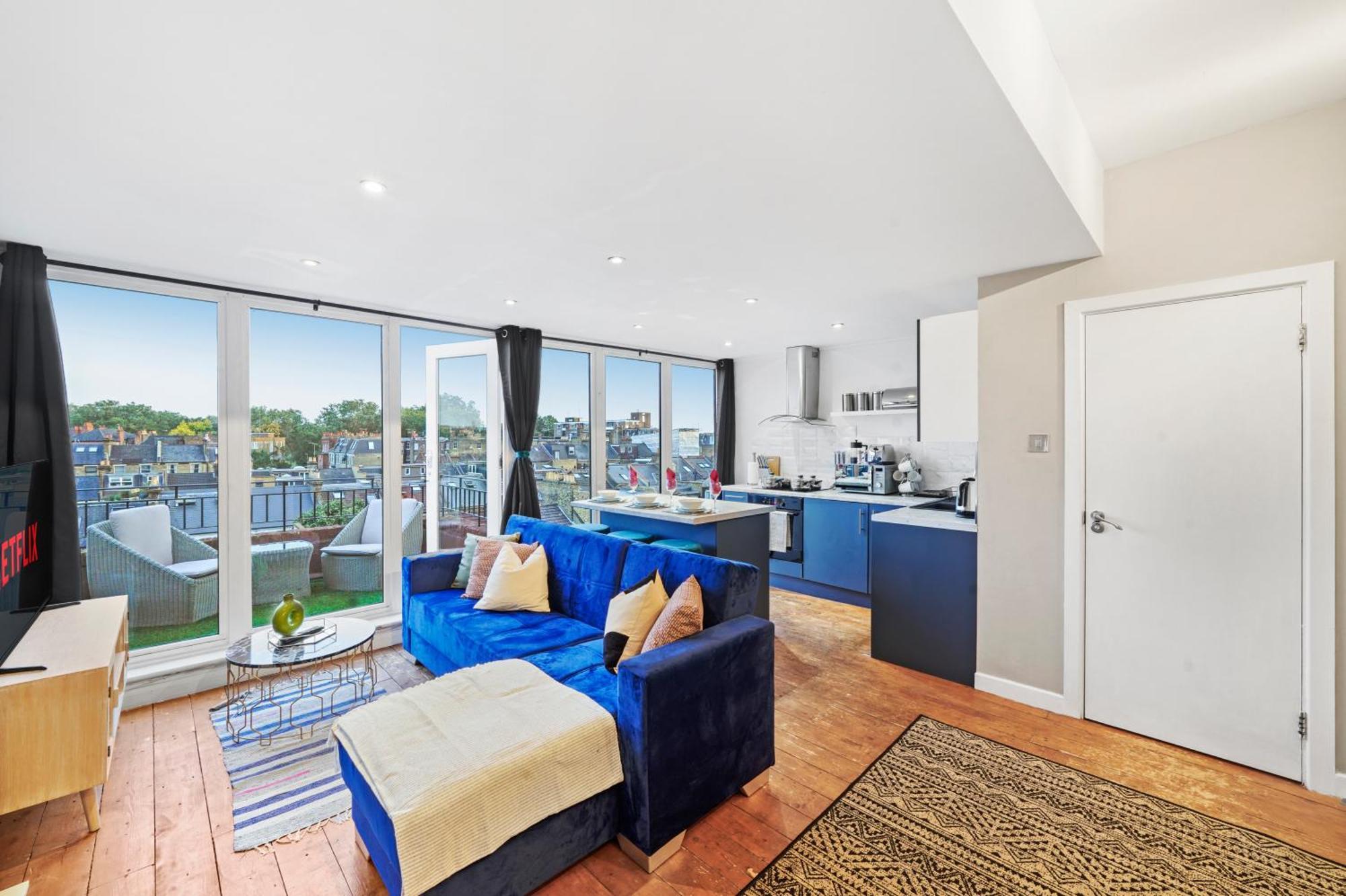 Beautiful Flat In Fulham - Great Views!- Sleeps 6 Apartment London
