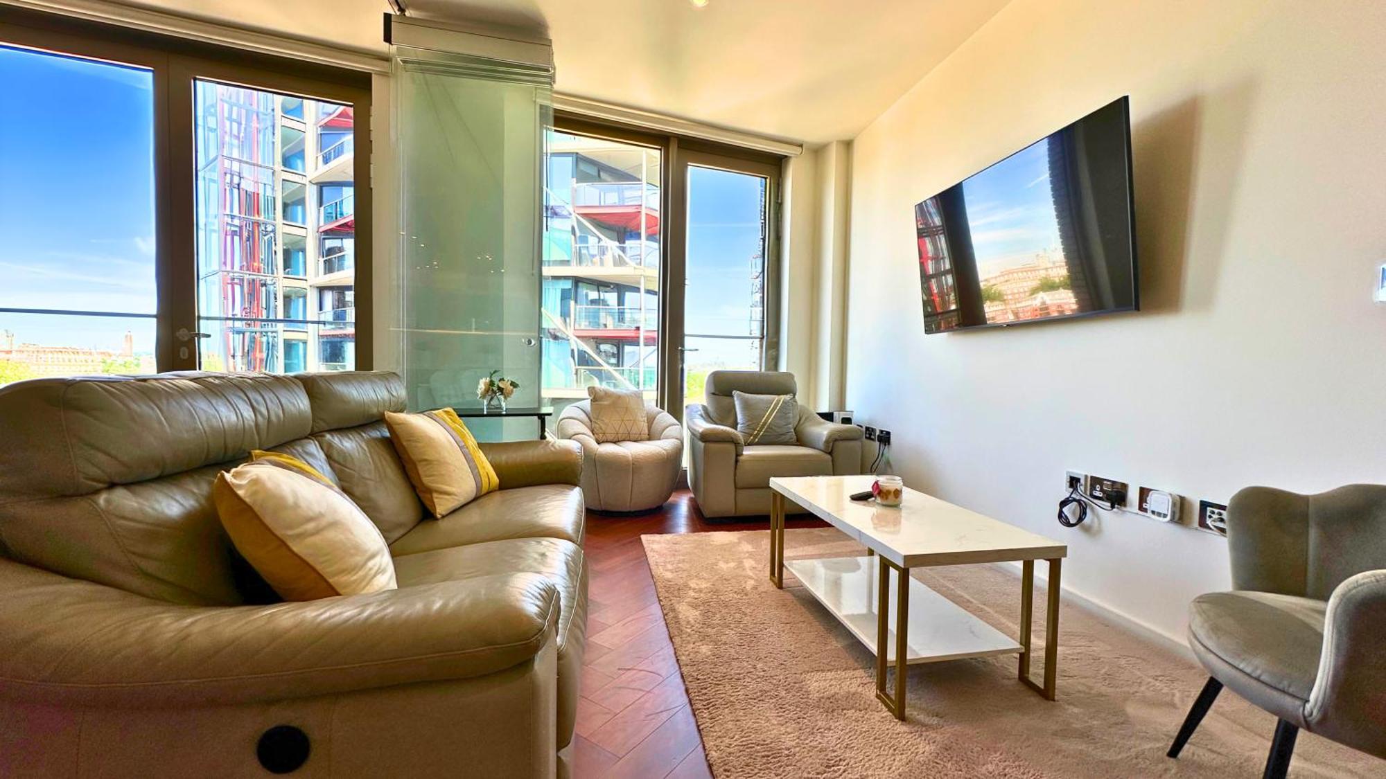 Lavish Penthouse River View Fast Wifi - Luxurylondonstays Apartment London
