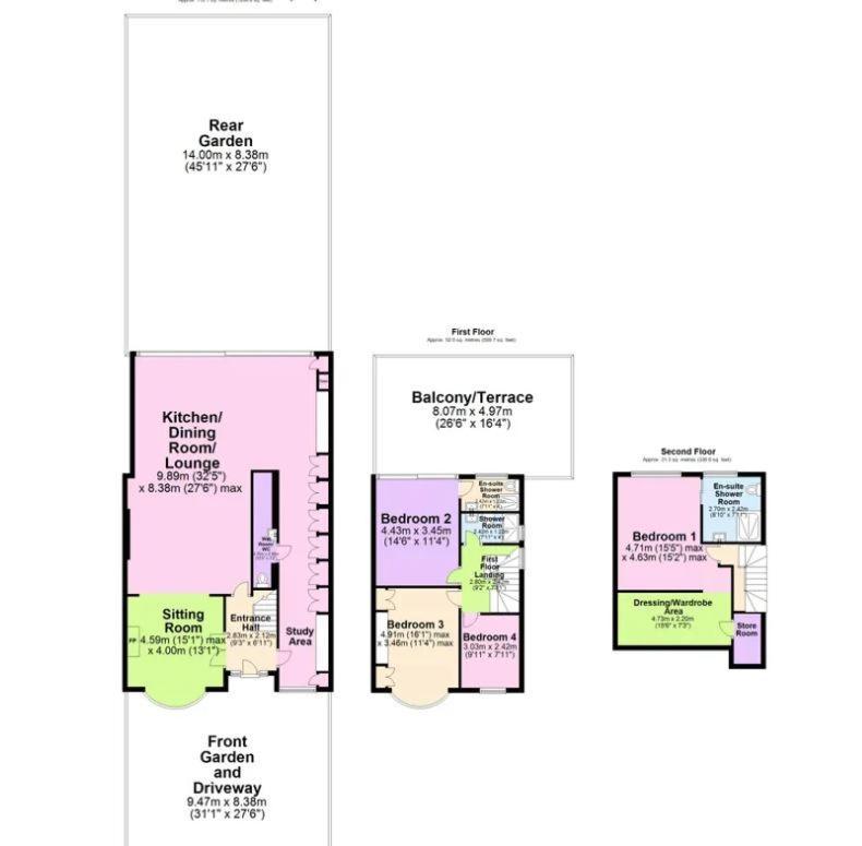 Holiday home 4 Bed 4 Bath House By Livestay Short Lets & Serviced With Parking, Jacuzzi & Garden London