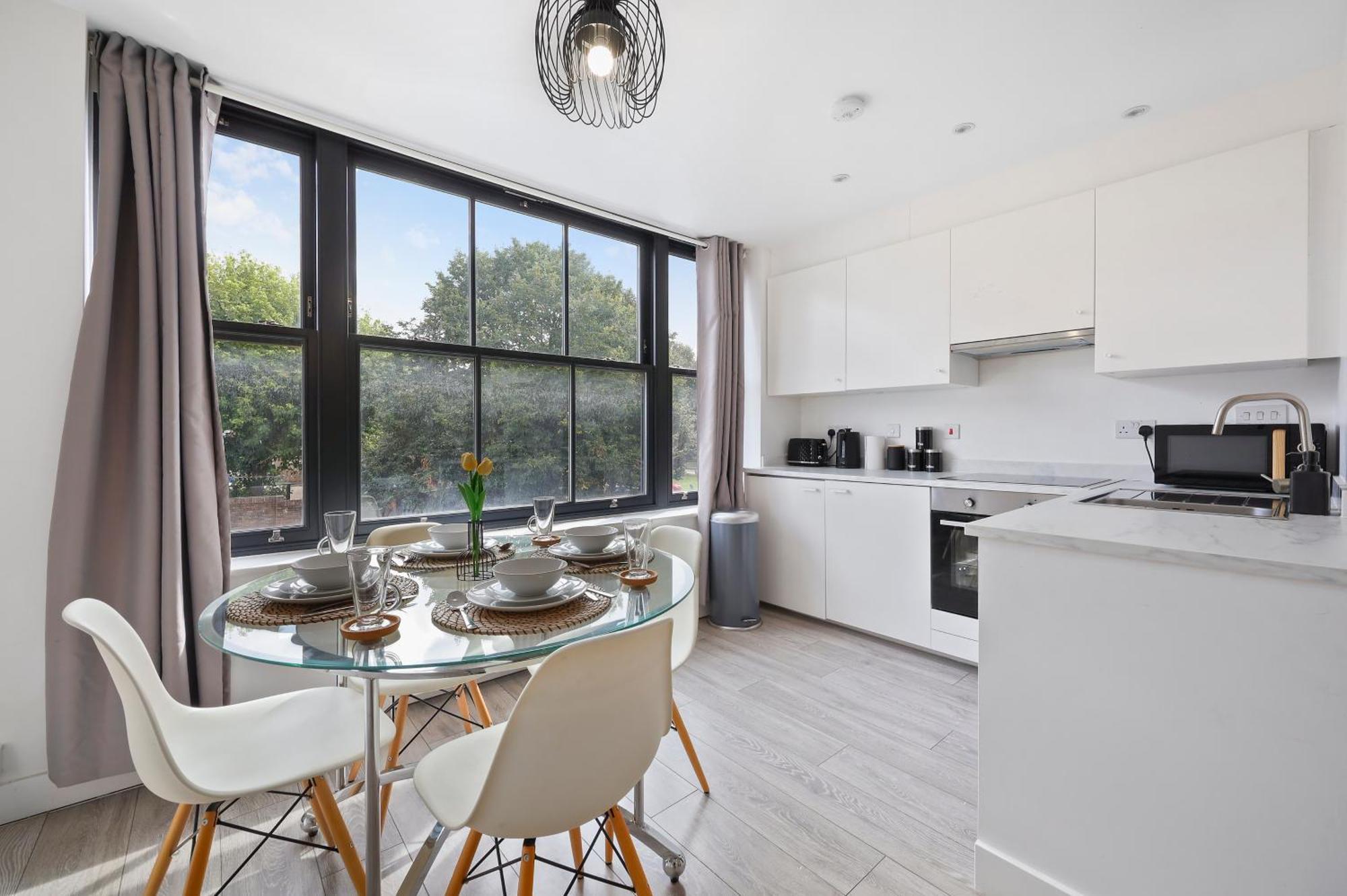 Appartement Bright Cosy Greenwich - 3 Bedroom 5 Beds - Free Parking *