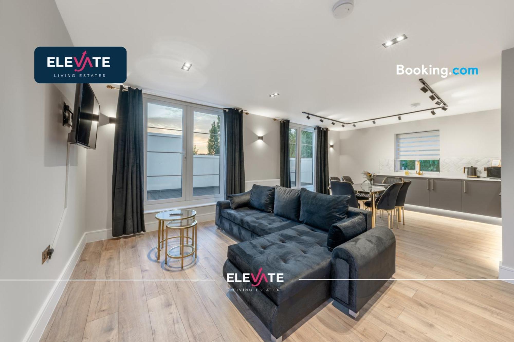 Appartement Premium Deals L Last-Minute Escape L 1 X Super King Bed And 3 Single Beds L Wembley Stadium Location, Free Parking, Sleeps 8 L Elevate Living Estates Short Lets & Serviced Apartments Wembley Londen
