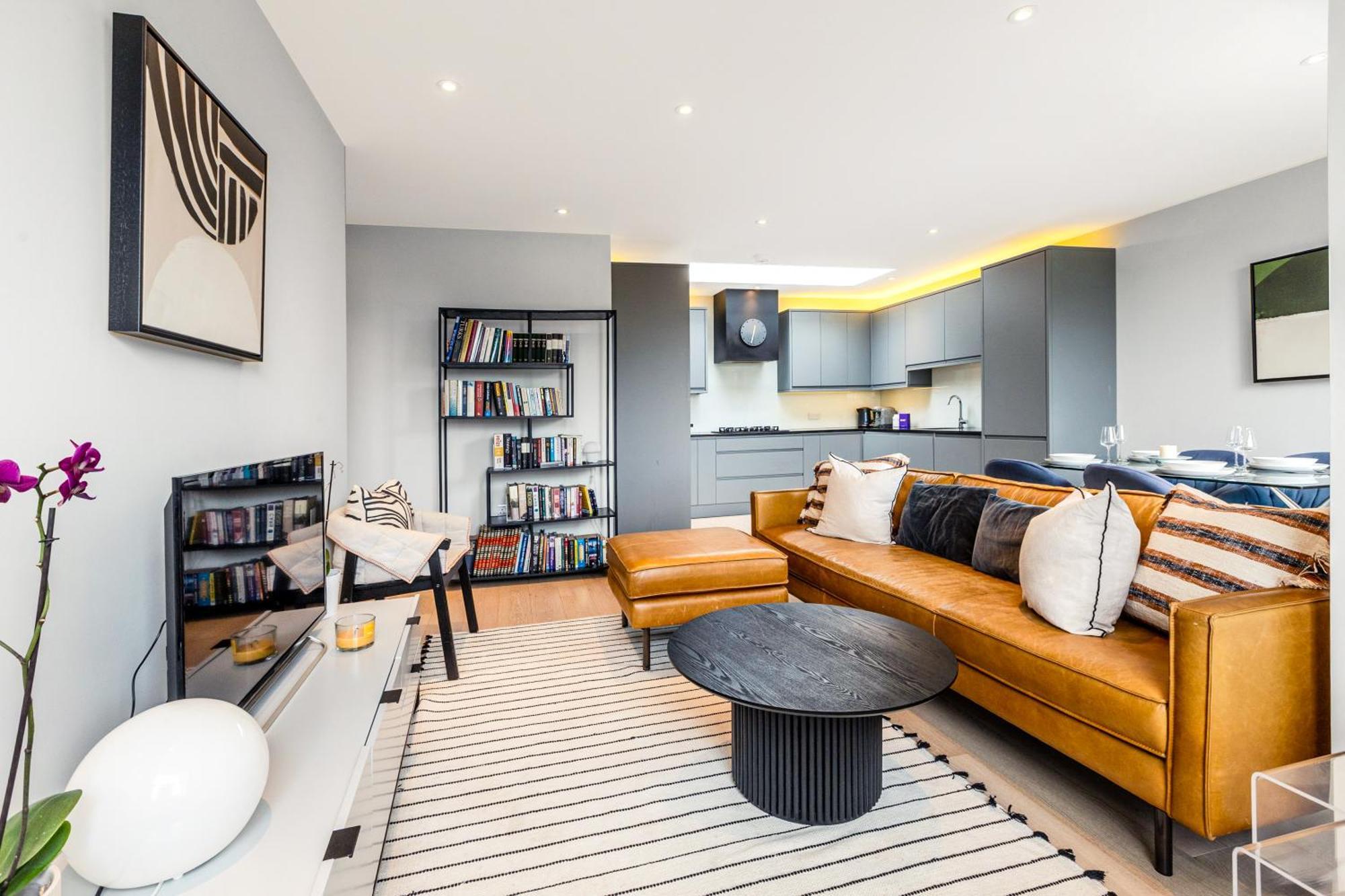 Amazing 2br Flat, Free Parking, By Battersea Leilighet *