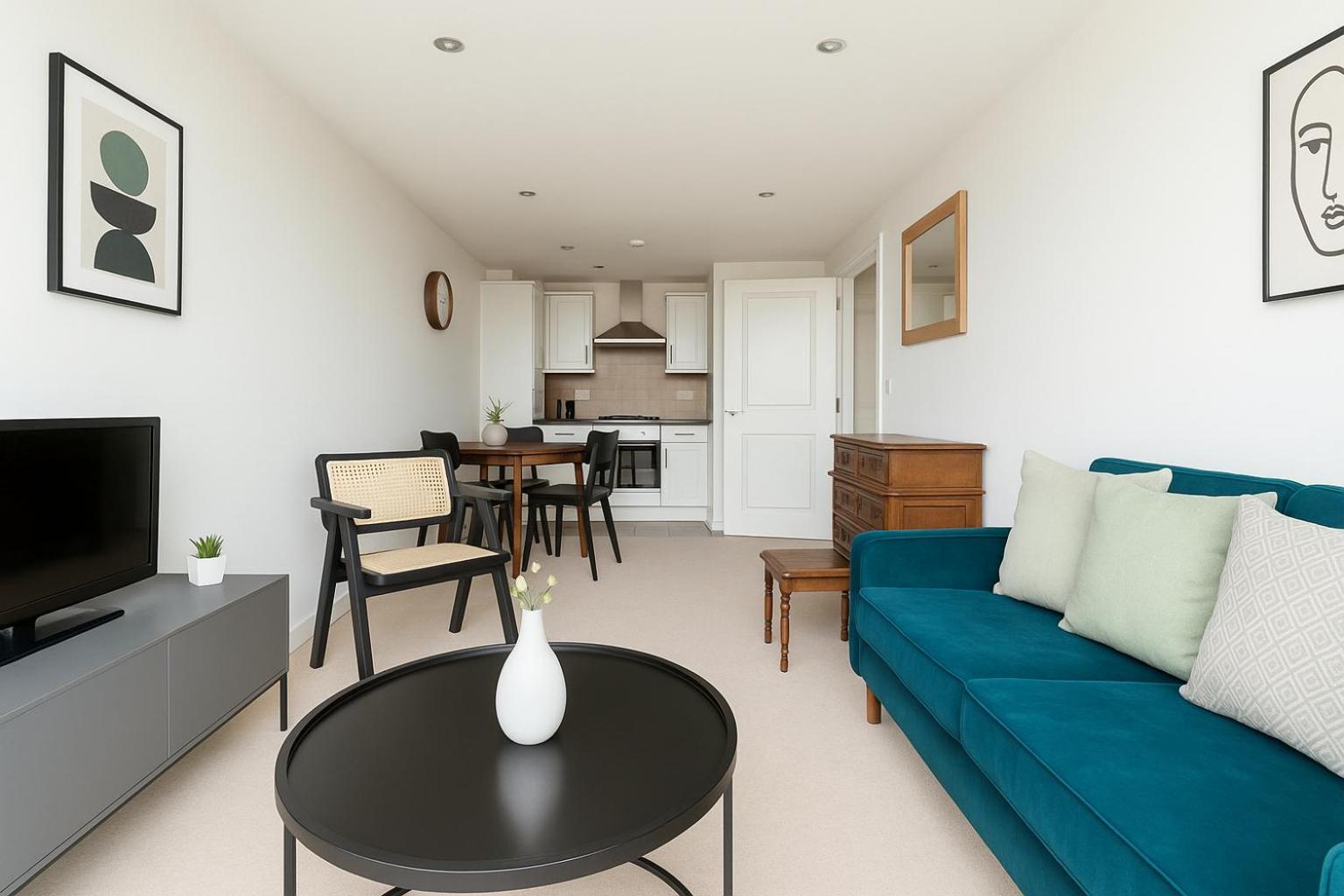 Apartment 2 Bed Flat With Balcony In Wimbledon London